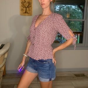 Express Polka Dot Top